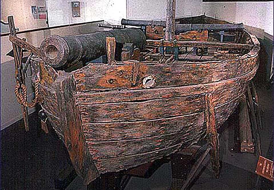 gunboatphiladelphia Kanonbåten *Philadelphia*